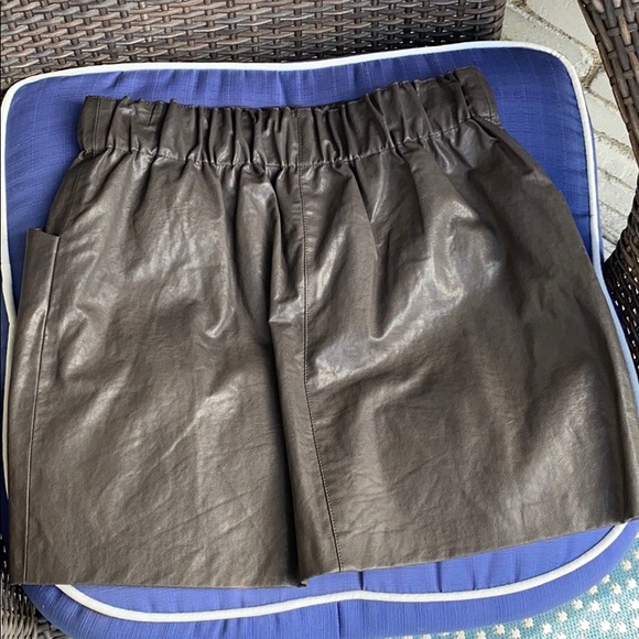 Zara Faux Leather Mini Skirt - Picture 5 of 7